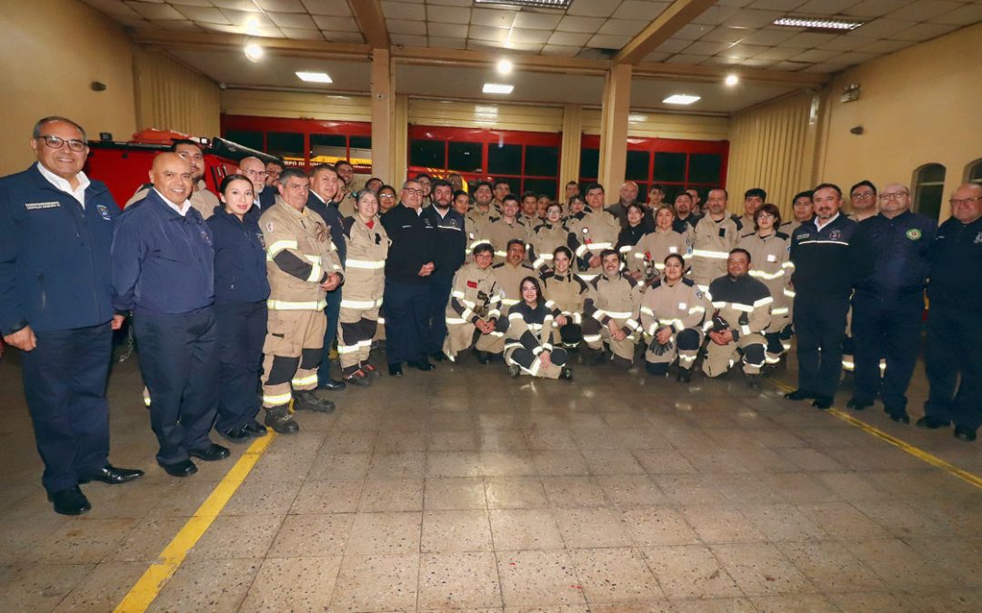 Temuco Fire Department adds three new companies specialized in forest emergencies