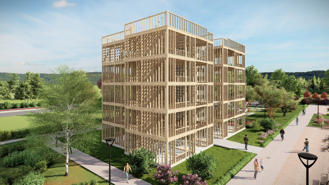 Wood-based proposal from La Araucanía aims to revolutionize housing in the region and the continent