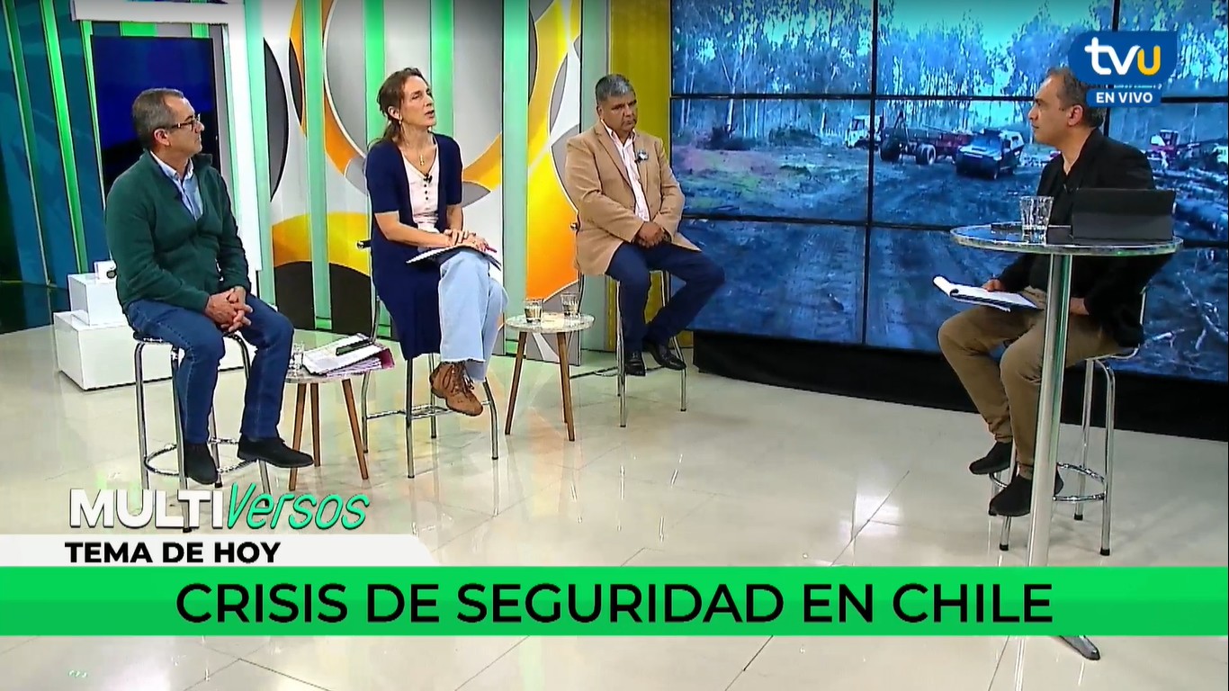 Manager of Acoforag participated in Multiversos de TVU, discussing the security crisis