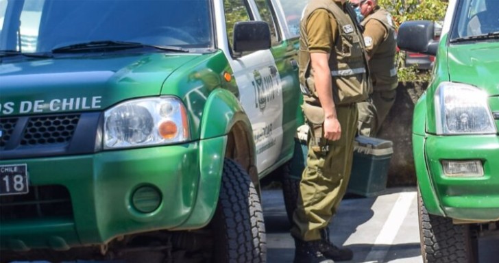 Criminals commit violent armed robbery and steal five trucks in Mulchén: one injured