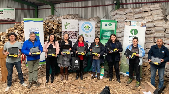 INFOR Supports Firewood Producers in Biobío with Certification Equipment