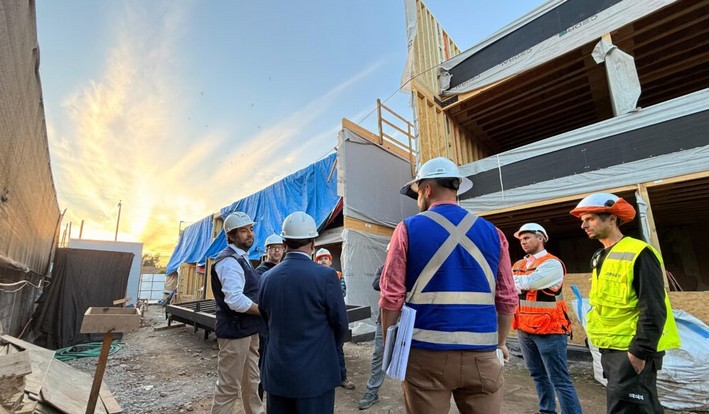 Primer edificio de madera del Maule avanza en Linares con un 17% de ejecución