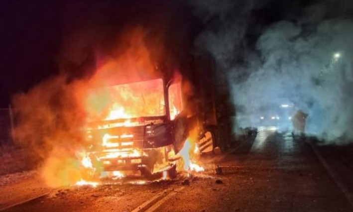 New arson attack destroys truck in Padre las Casas