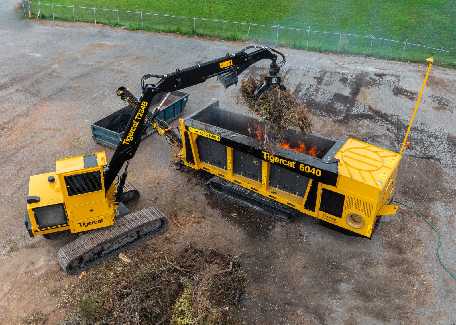 Tigercat 6040 Carbonizer: energía limpia y gestión sustentable para sector forestal