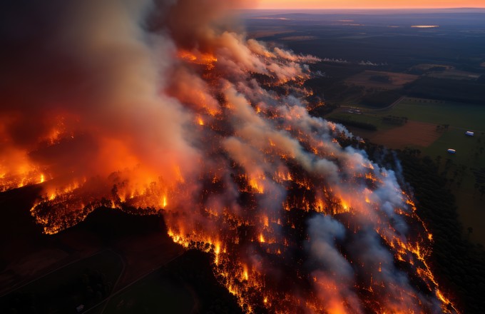 Encuesta revela que mayoría cree que incendios en Biobío y Ñuble fueron intencionales