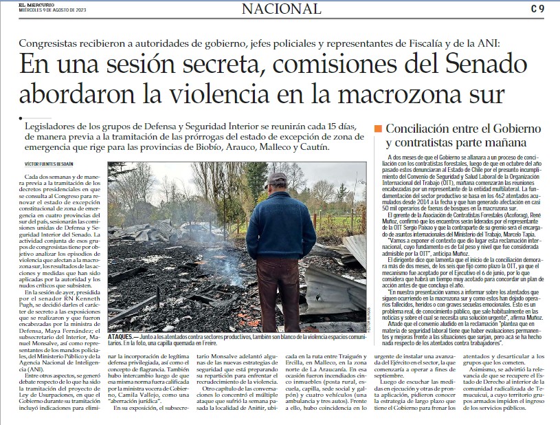 Conciliación entre el Gobierno y Contratistas parte mañana