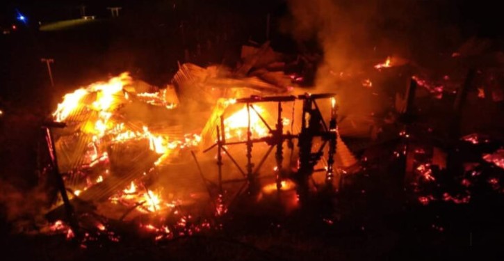 Arson attack destroys event center in Capitán Pastene