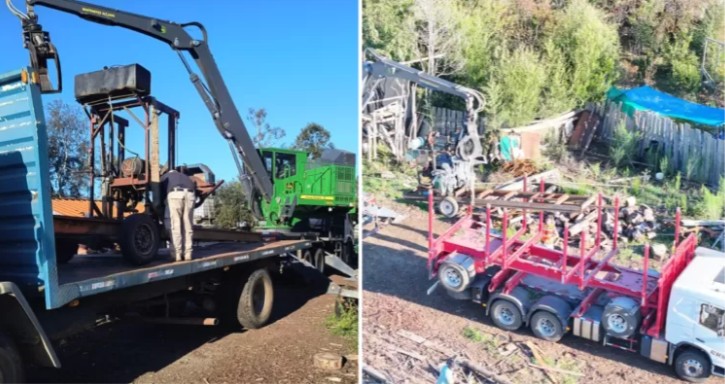 Man Arrested for Encroaching on Forestal Arauco Property in Curanilahue: Had House and Sawmill