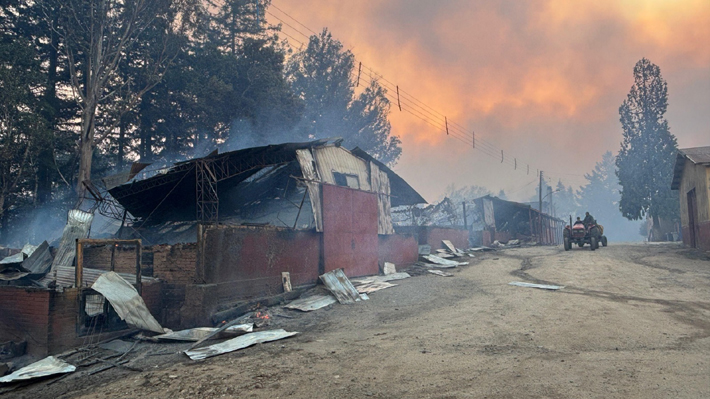 The impact of the flames: A high school and homes burned, classes suspended, injured police officers