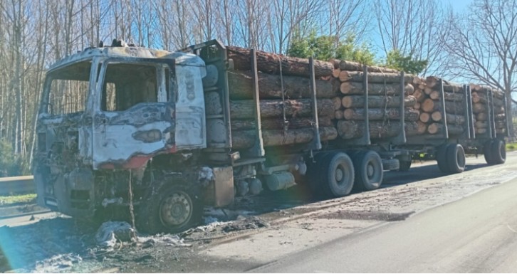 New arson attack on truck paralyzes route in La Araucanía