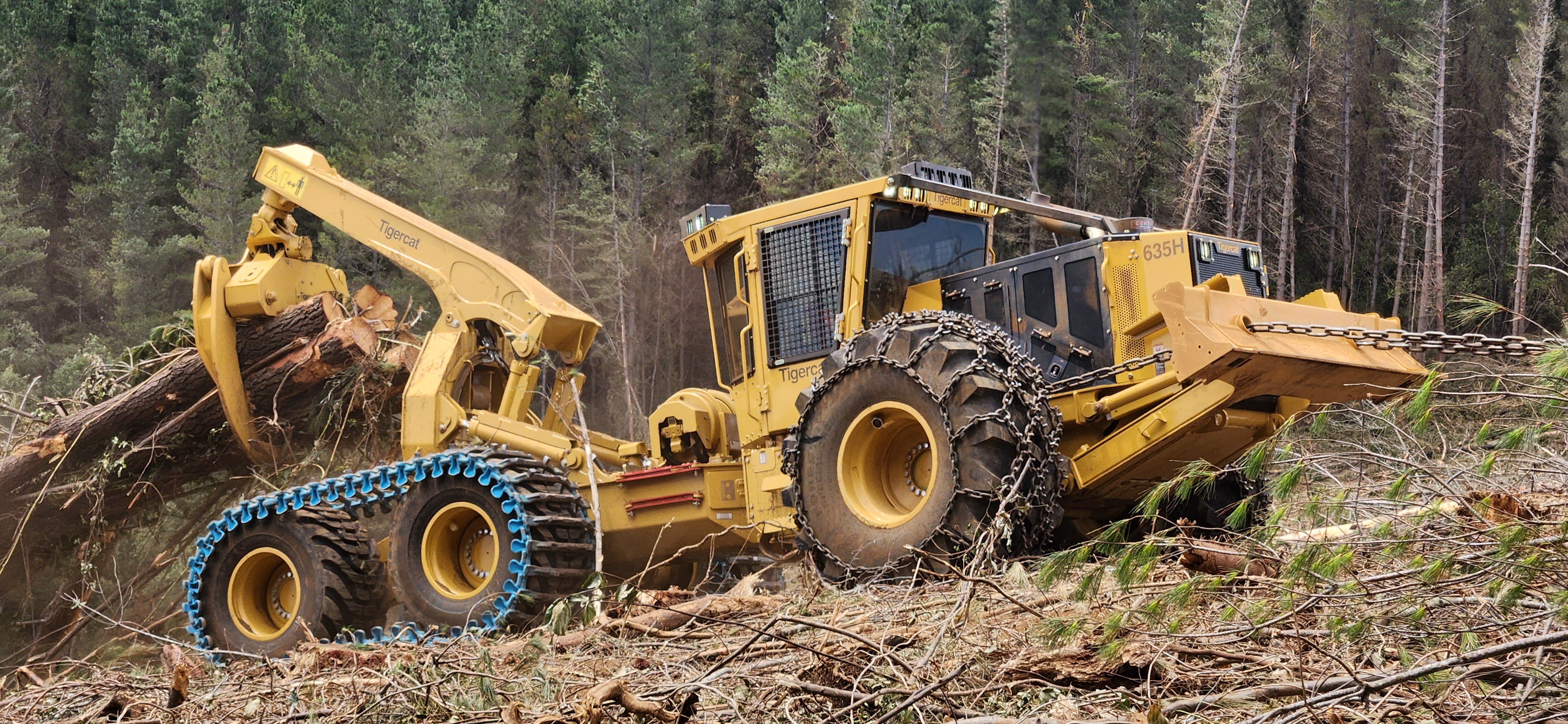 Tigercat redefines mechanized harvesting on slopes with maximum productivity, safety, and technology