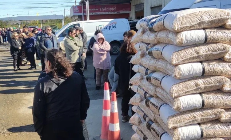 Setor alerta para "escassez" no estoque de pellets, mas descarta desabastecimento em Los Lagos