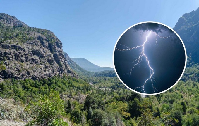 Tormenta eléctrica habría provocado el incendio que se registra en la Reserva Nacional Ñuble