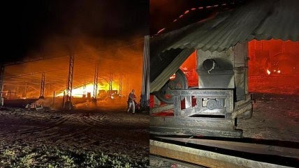 Arson attack destroyed the home of a property caretaker in Los Sauces