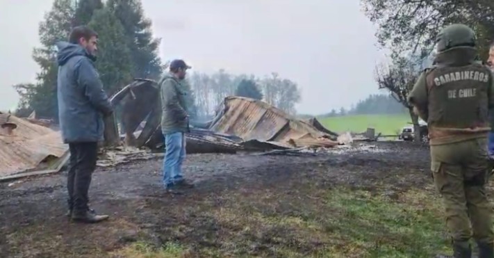 New attack leaves guard post destroyed and tower toppled in Chol Chol: CAM claims responsibility for the assault