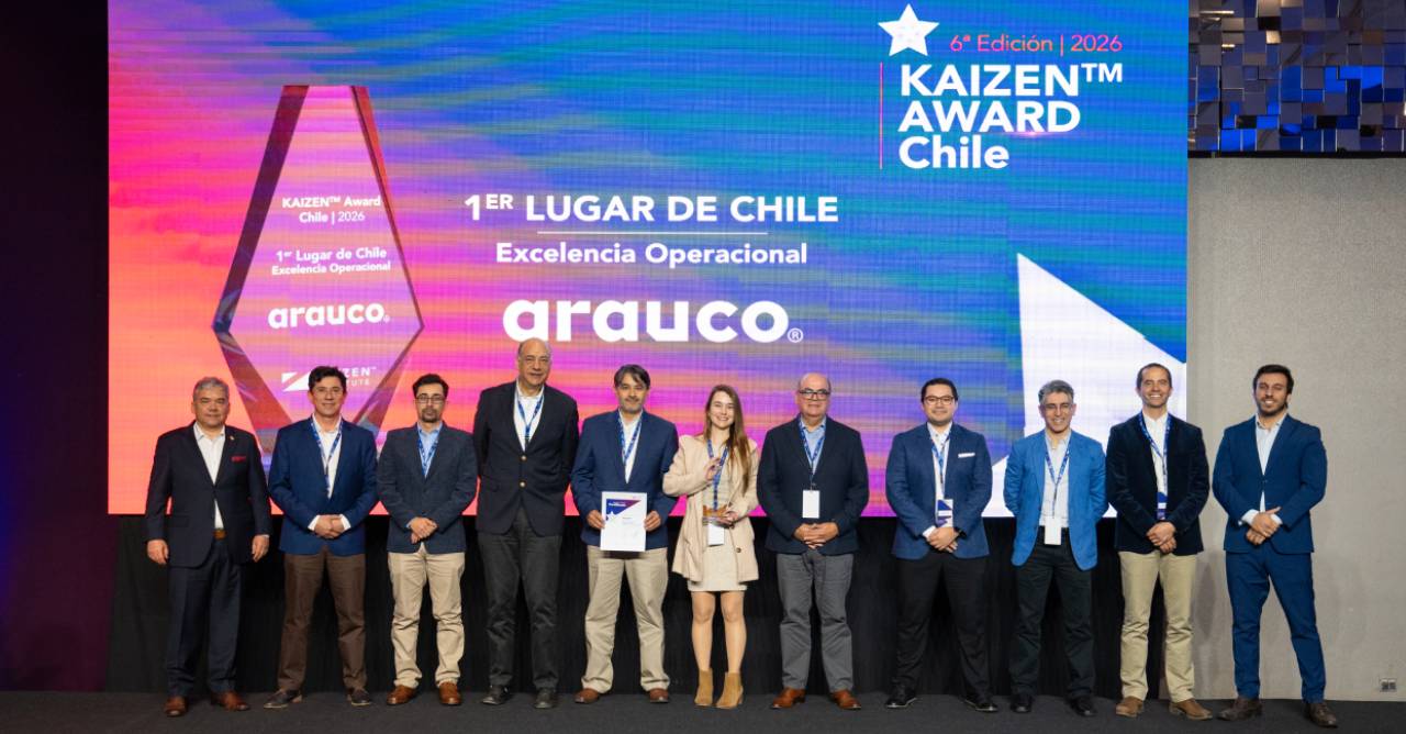 Arauco lidera os KAIZEN™ Awards Chile 2026 por suas práticas de melhoria contínua