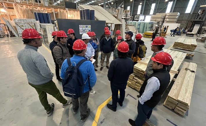 ProChile Welcomes Colombian Delegation Interested in Wood Construction in Concepción