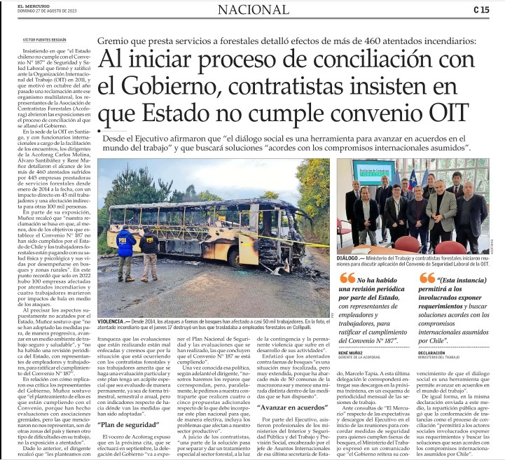 Al iniciar proceso de conciliación con el Gobierno, contratistas insisten en que Estado no cumple convenio OIT
