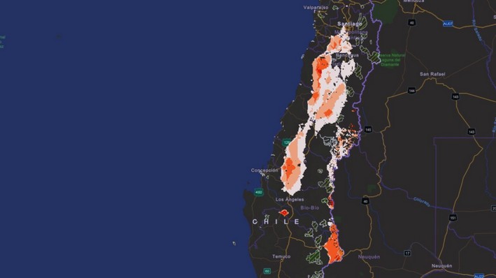 Botón Rojo: Conaf refuerza monitoreo ante riesgo de incendios forestales en 6 regiones
