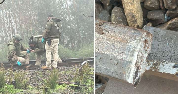 Railway Workers and Carabineros Thwart Attempted Train Derailment in La Araucanía