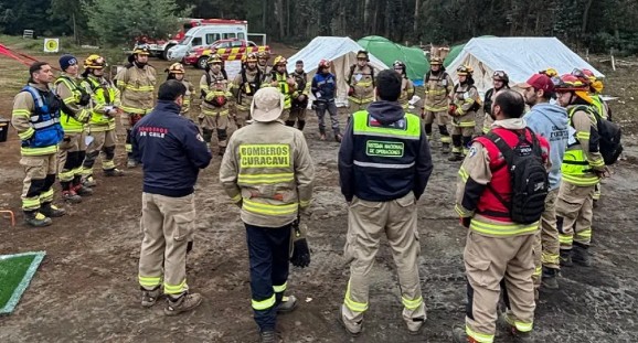Bombeiros de Mulchén obtém acreditação florestal e é o primeiro da província a consegui-la
