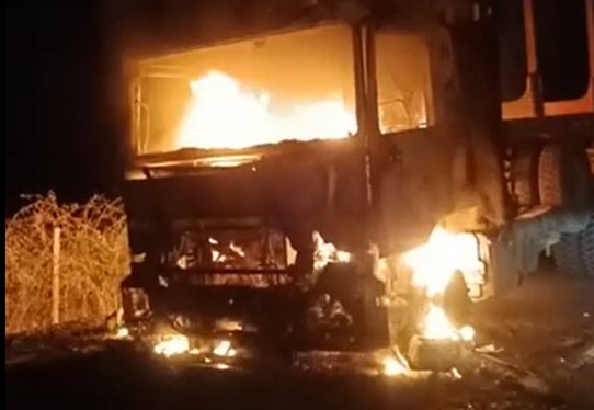 Arson attack in Lumaco leaves forestry truck destroyed