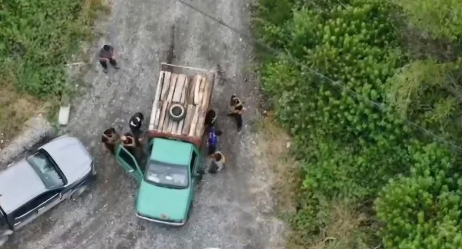 PDI detiene a dos sujetos por robo de madera en predio de Mariquina