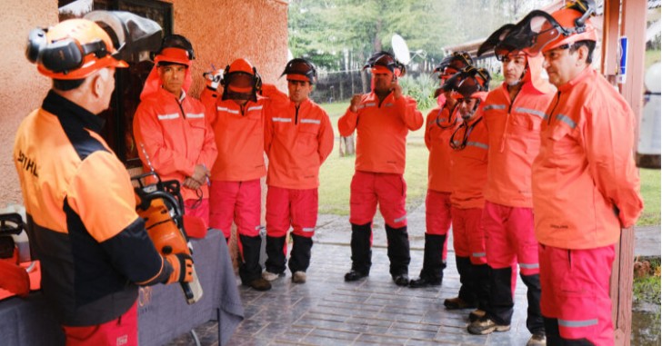 Inmates in Vilcún Prepare to Work in the Forestry Sector