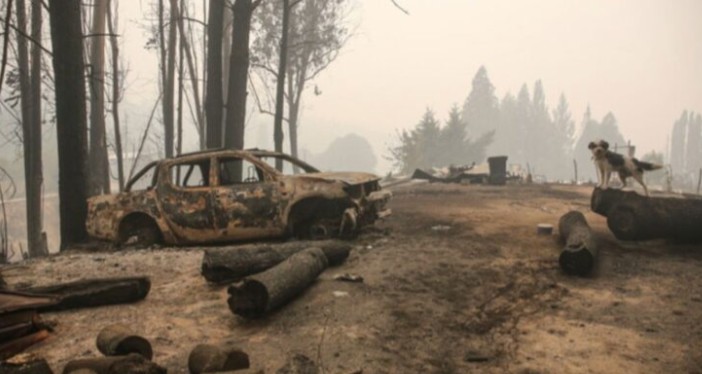 Justicia ordena a Fiscalía cerrar la investigación sobre megaincendio de 2023 en el Bío Bío