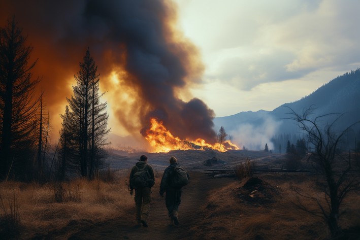 Climate Change Multiplies Wildfires in Chile and Argentina