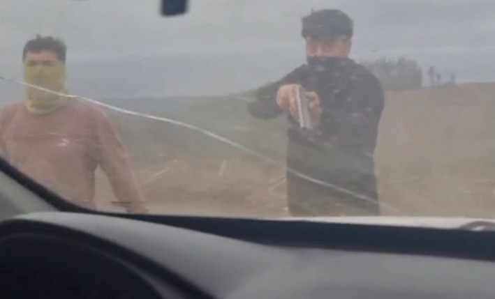 Three Men Threaten Guards at a Forestal Arauco Property with Shotguns