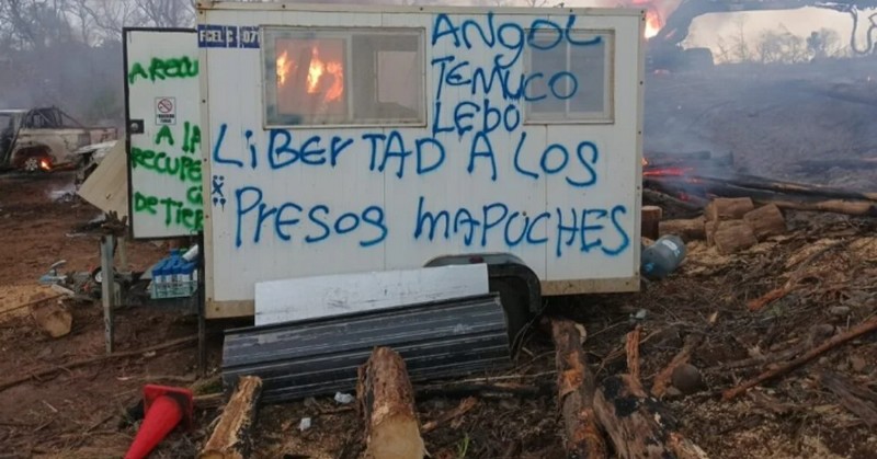 After arson attack, mayors of Mulchén and Santa Bárbara call to curb rural violence