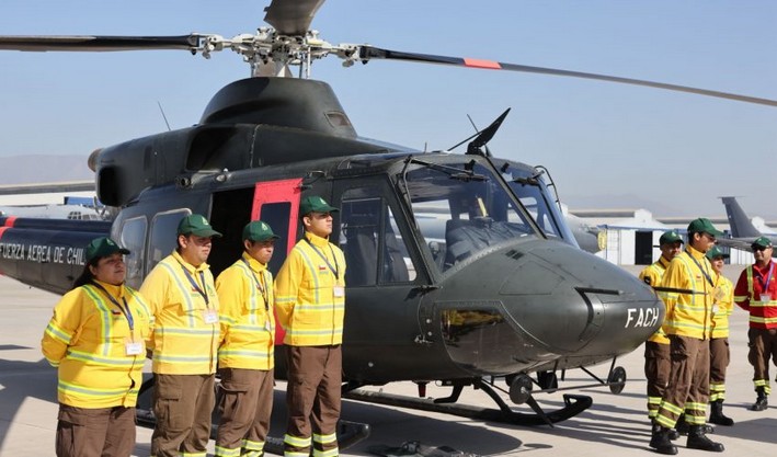 Nuevos puntos de posada para helicópteros reforzarán lucha contra incendios en Biobío