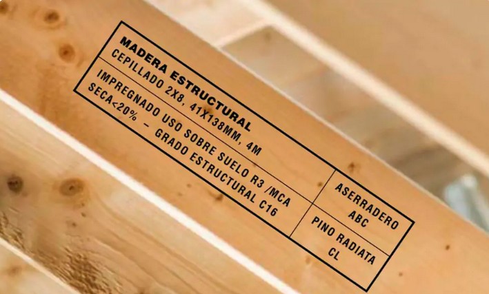 Solo un 12% de los aserraderos implementa el rotulado estructural exigido por normativa vigente