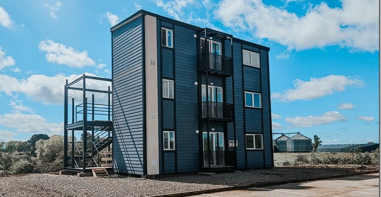 La Araucanía marca un precedente con el primer edificio modular de vivienda social 100% en madera