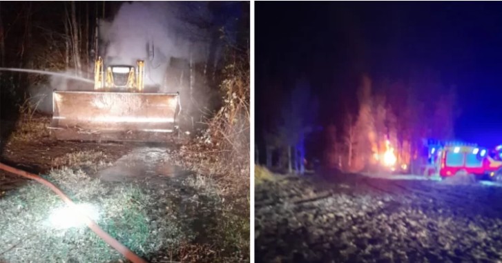 Novo ataque incendiário em La Araucanía: desconhecidos chegaram atirando em fazenda e queimaram máquina