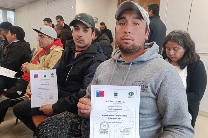 Infor Completes Training Courses for 34 New Carpenters in Arauco Province
