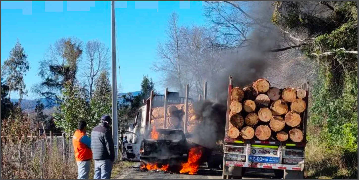 Quase metade das comunas da Macrozona Sul sofreram atentados