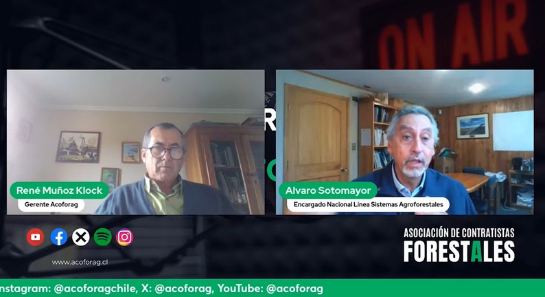 El ingeniero forestal Álvaro Sotomayor destaca la importancia de integrar la agroforestería en las prácticas agrícolas chilenas