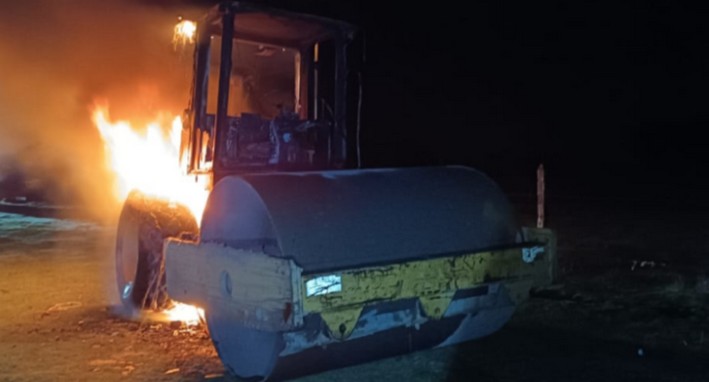 Arson attack destroys machinery in Victoria