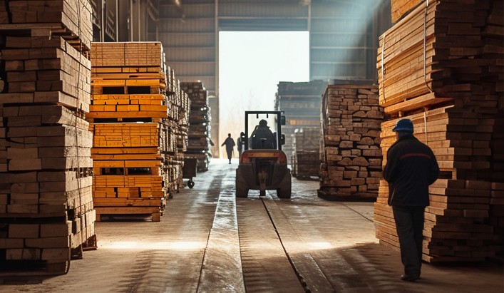Exportaciones forestales del Biobío caen 6,6% en el segundo trimestre de 2025