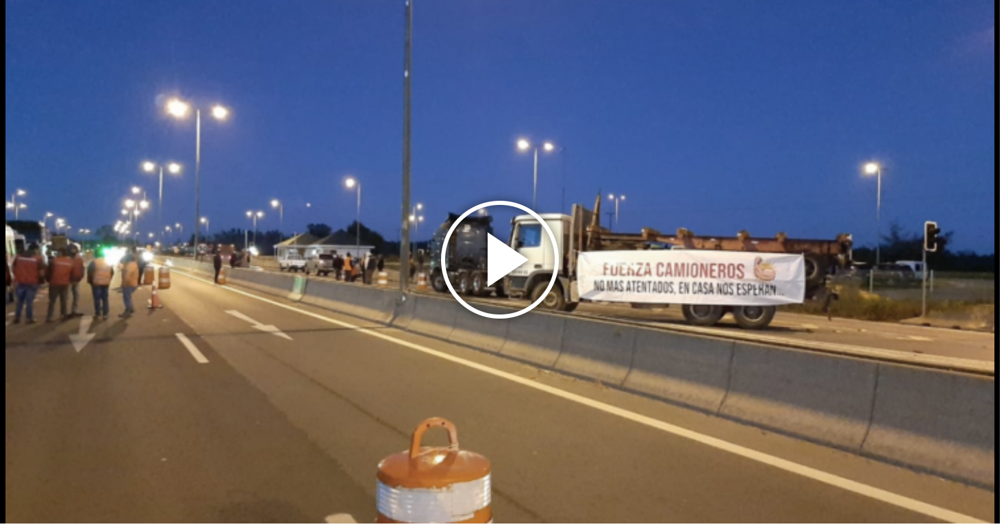 Contratantes bloqueiam parcialmente a Rota 160 após série de ataques na província de Arauco