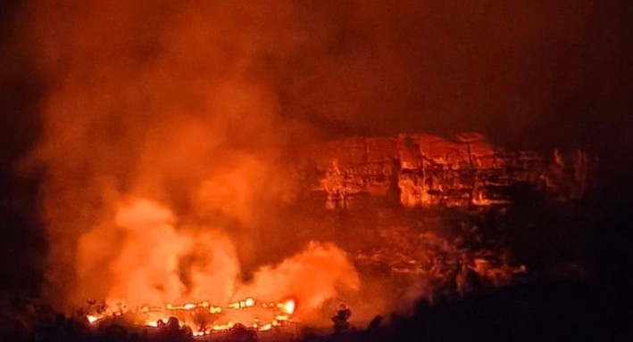 Fire in El Maitenal Controlled: 35 Hectares Recovered