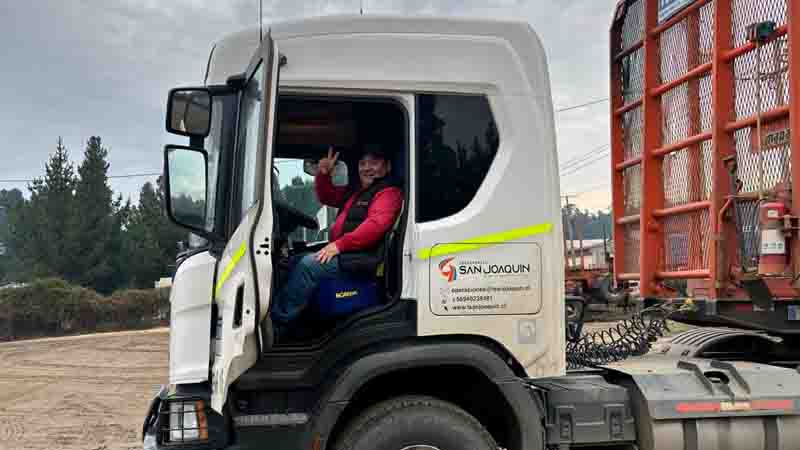Truck Driver Patricio Jaque, A Life Between Forests and Highways