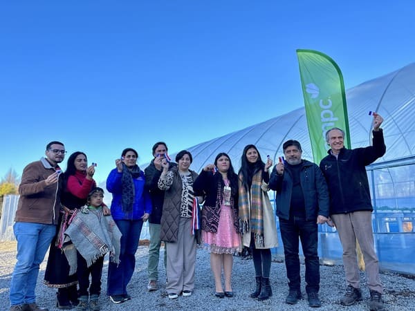 60 famílias recebem acesso à água potável pela primeira vez em Alhuelemu graças a CMPC e Desafío Levantemos Chile