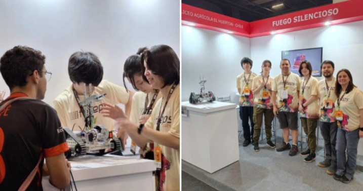 Students from Los Ángeles win international competition with innovative underground fire-detecting robot