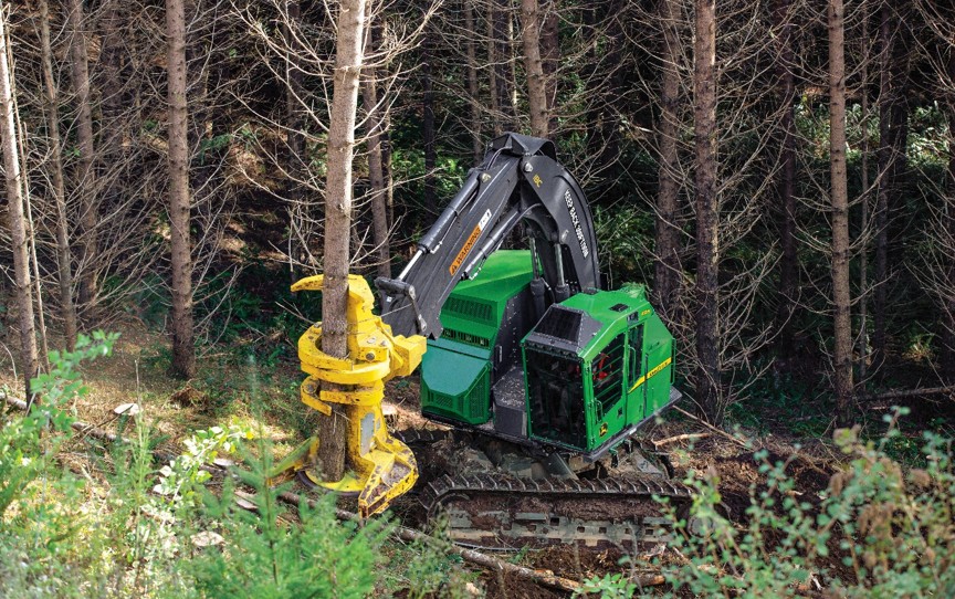 Feller Buncher 859M: Power and Precision for Forestry Operations