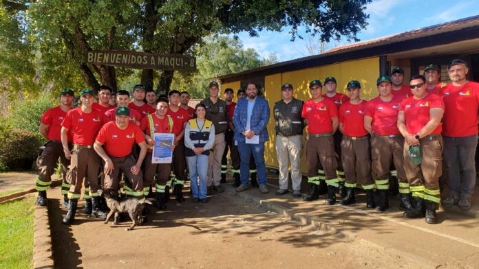 Carabineros trains Conaf in strengthening wildfire investigation